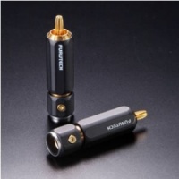 Furutech FP-101 Gold Locking RCA Plugs - END OF LINE STOCK